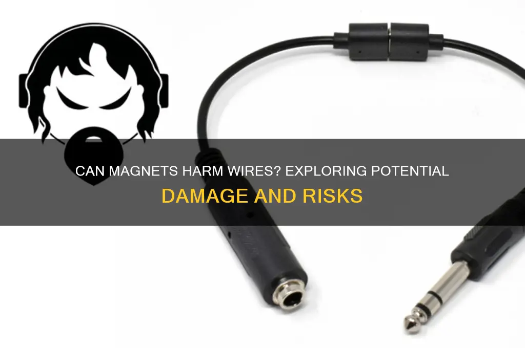 can magnets damage wires
