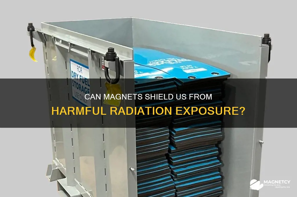 can magnets deflect radiation