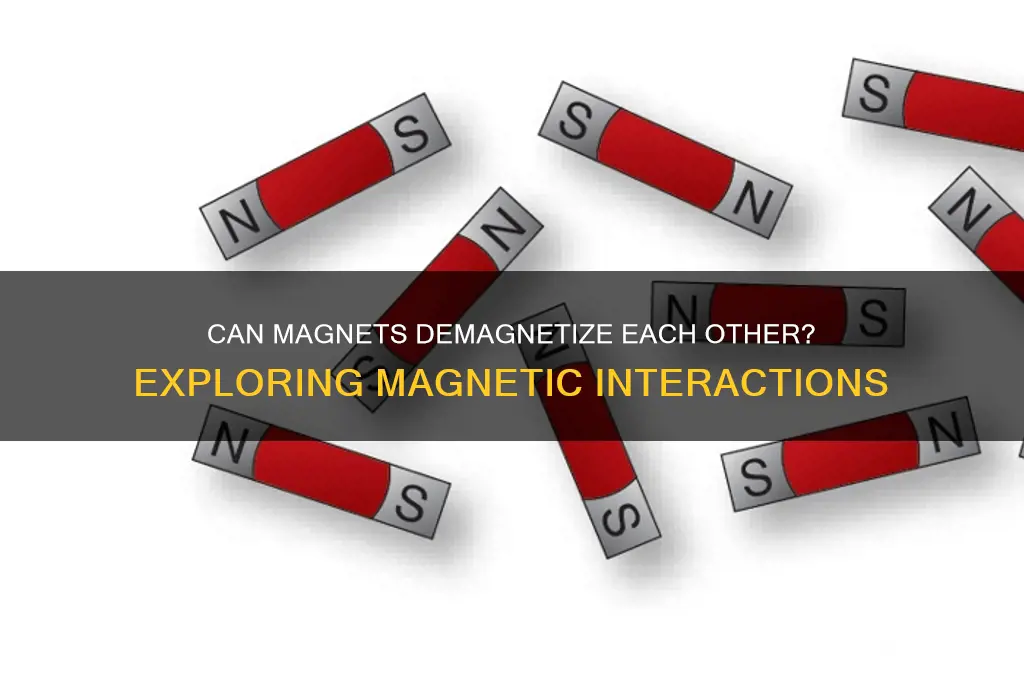 can magnets demagnetize each other