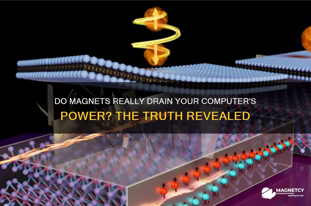 can magnets drain your computer