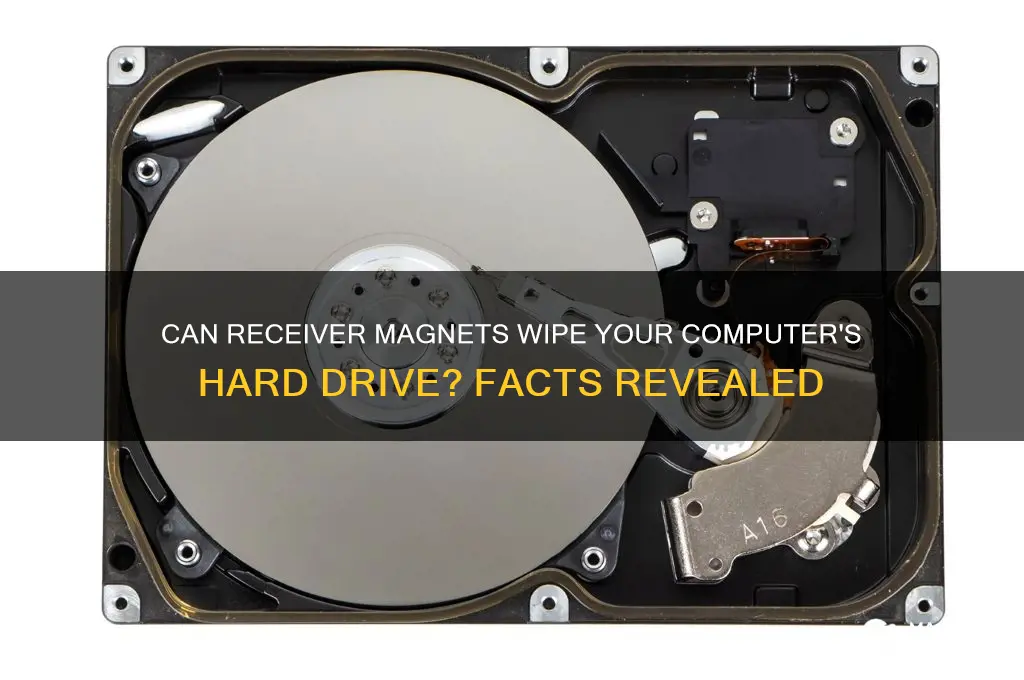 can magnets from a receiver wipe a computer