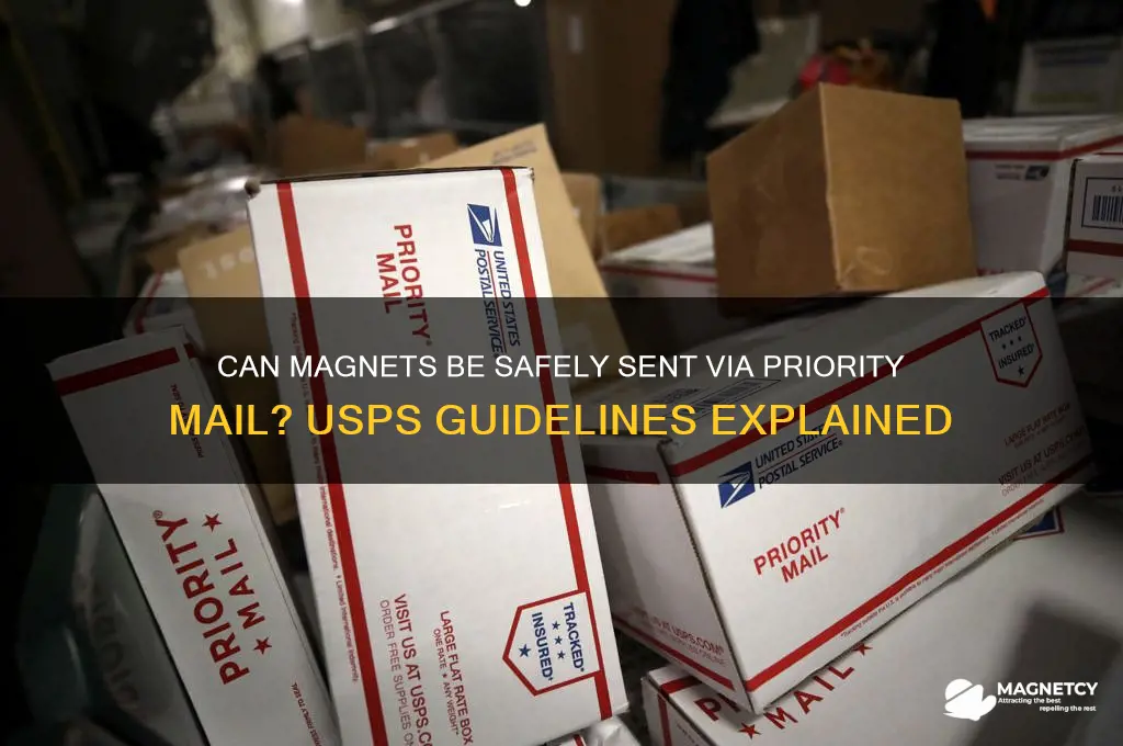 can magnets go priority mail