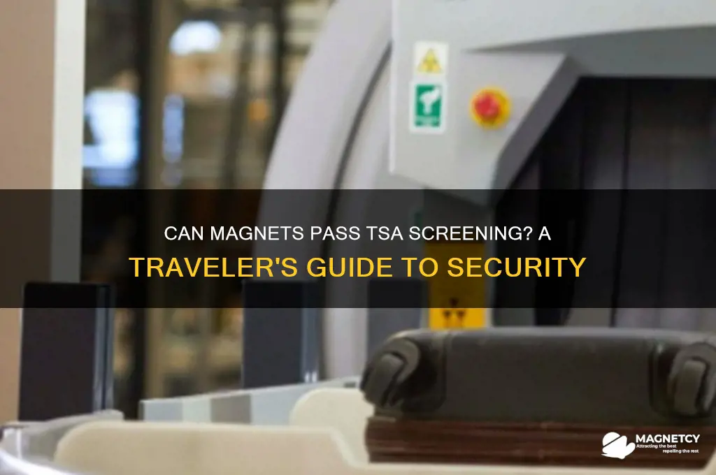 can magnets go through tsa