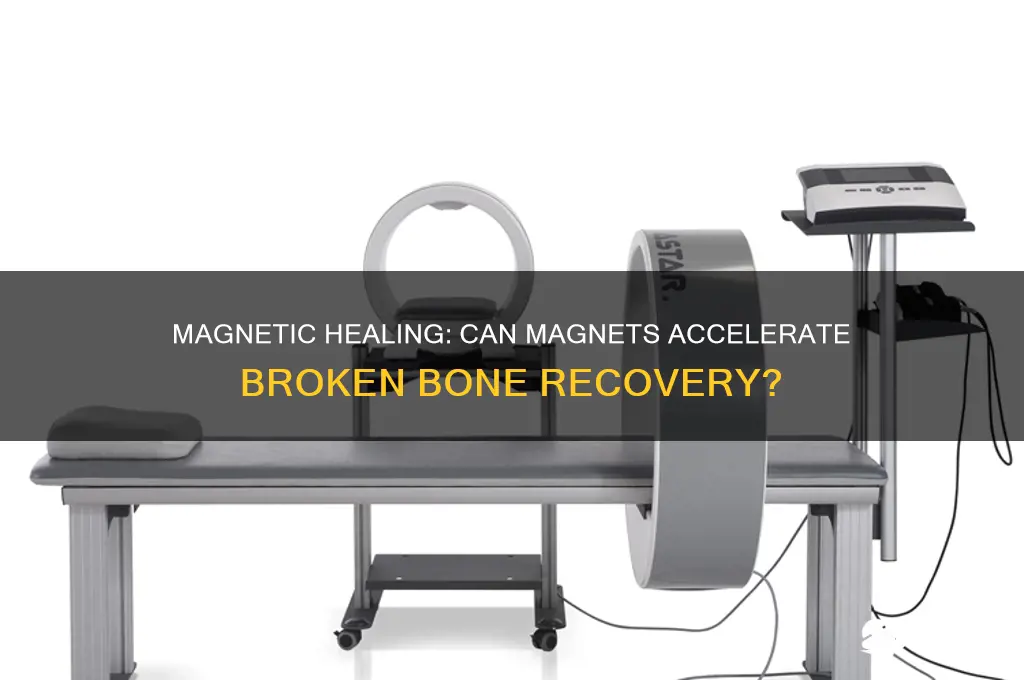 can magnets heal broken bones