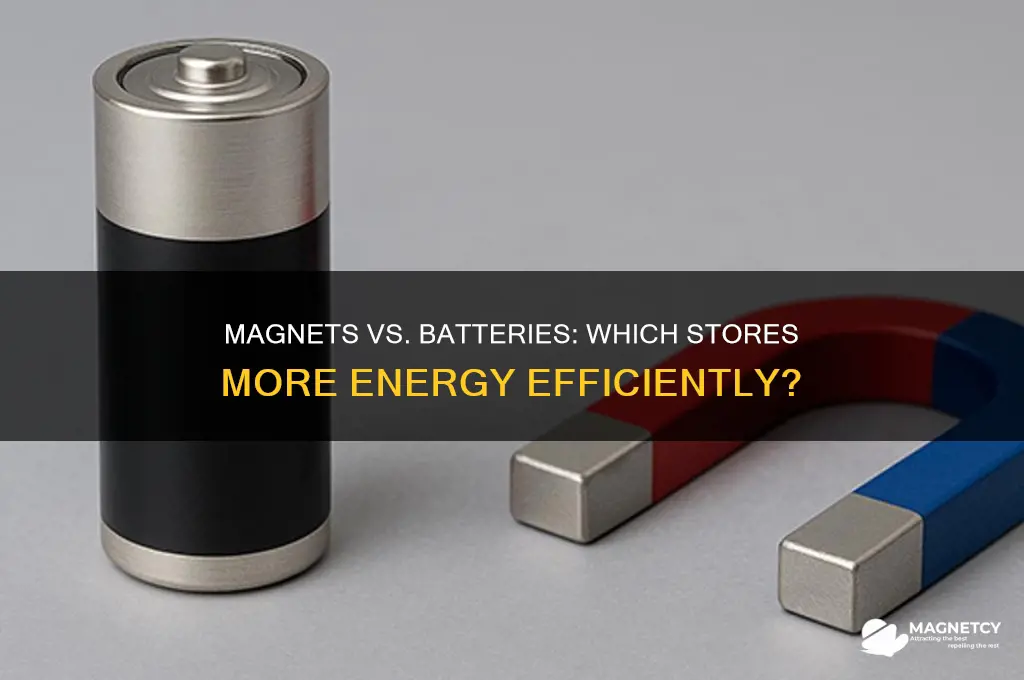 can magnets hold more energy than batteries