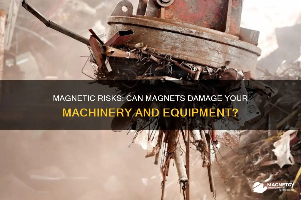 can magnets hurt machinery