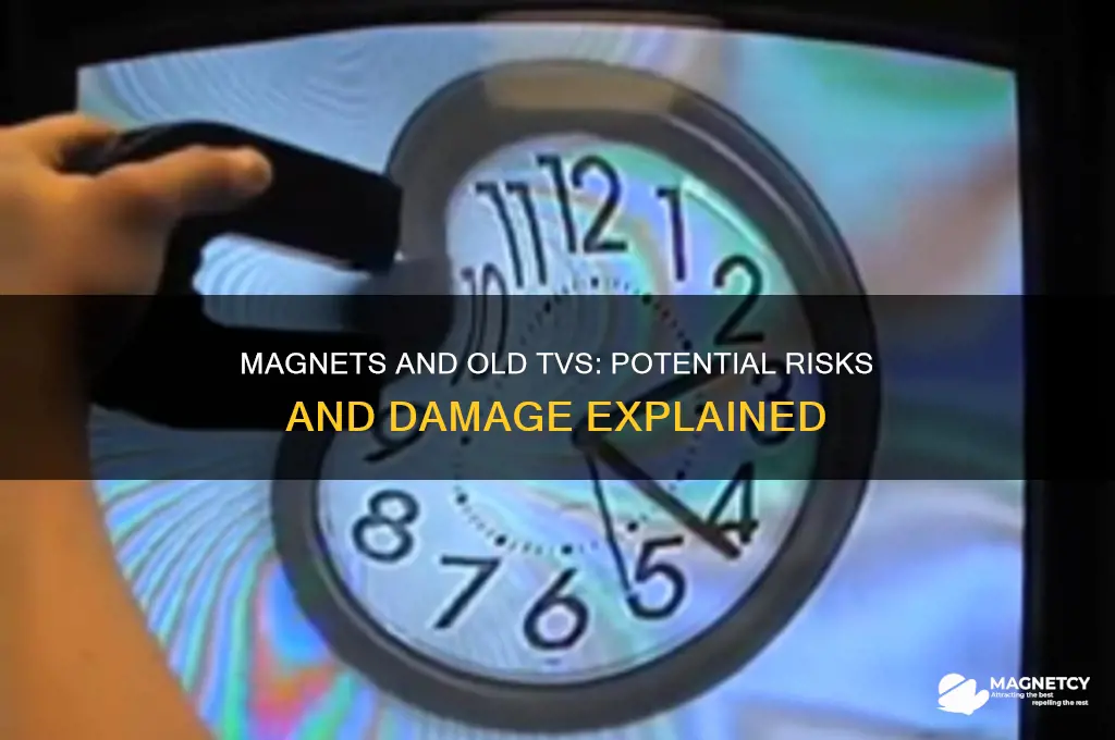 can magnets hurt old televisions