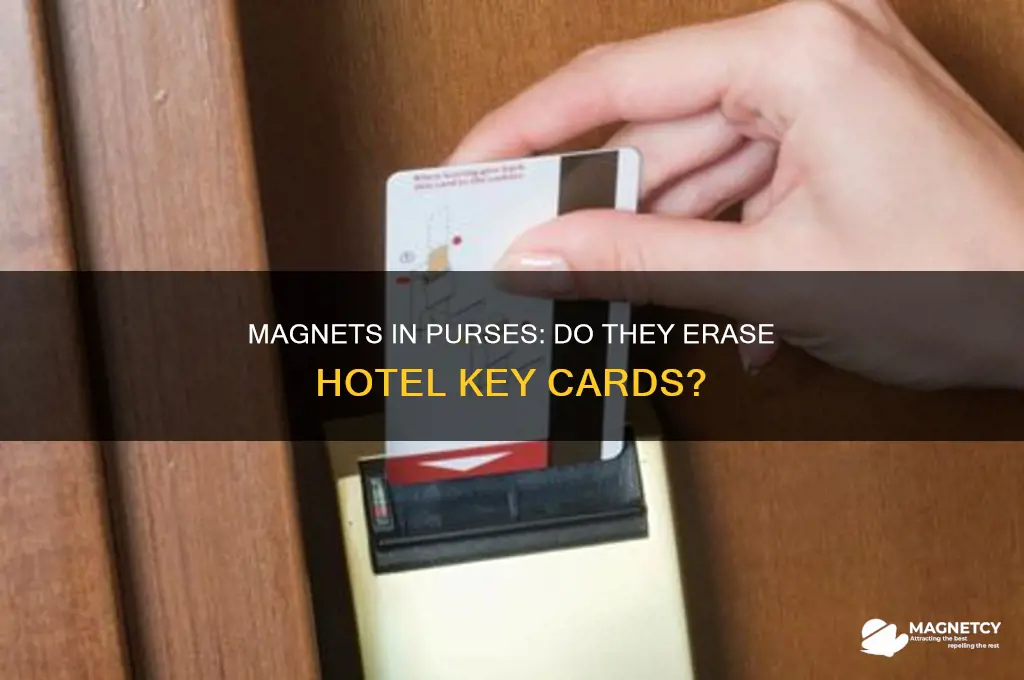 can magnets in purses erase hotel keys