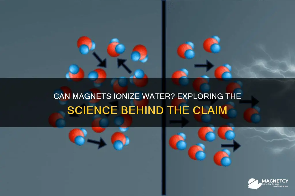 can magnets ionized water
