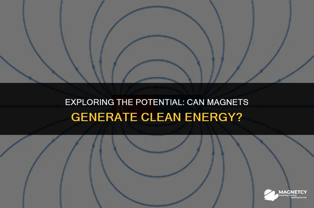 can magnets make energy