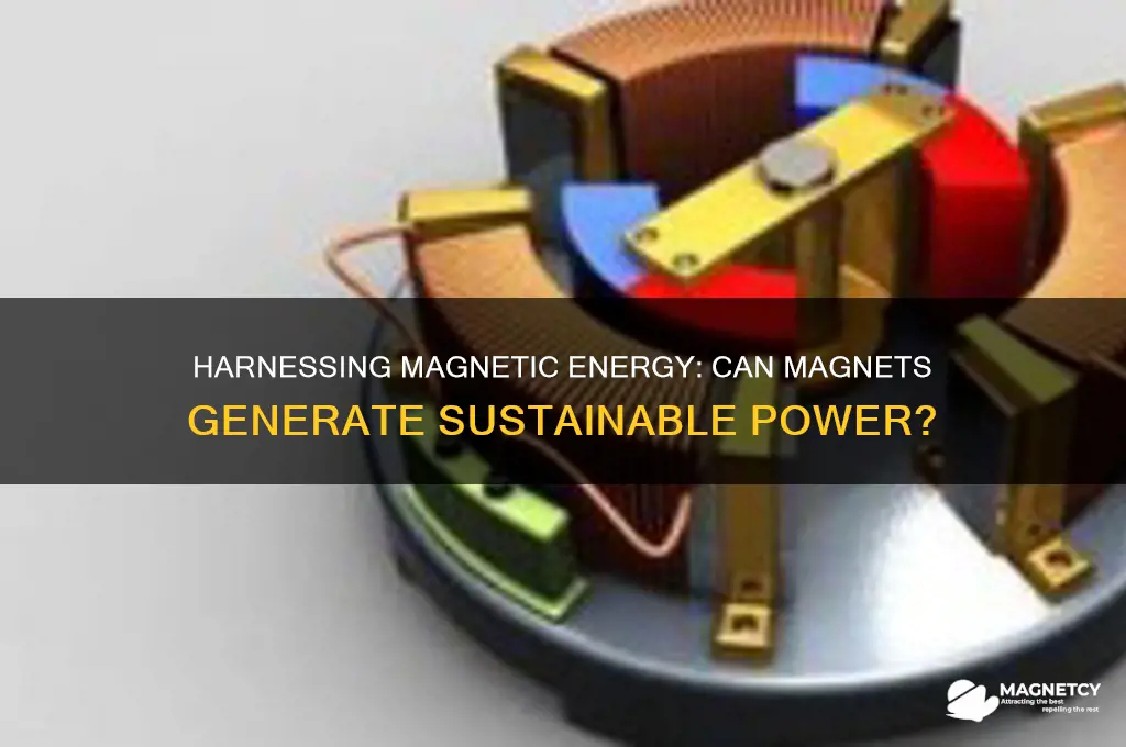 can magnets make power