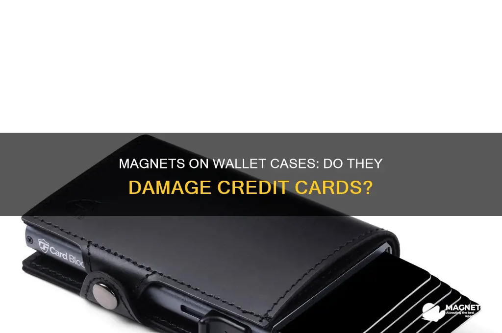 can magnets on wallet case ruin credit card