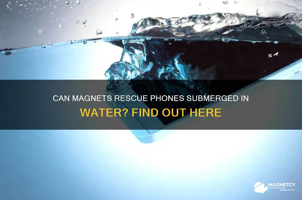 can magnets pick up phones out of the water