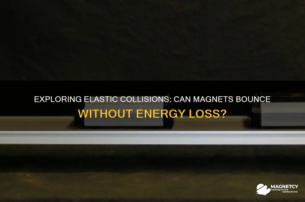 can magnets produce an elastic collision