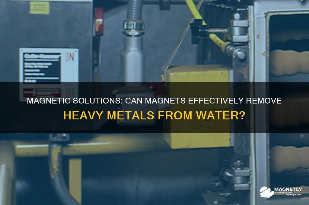 can magnets remove heavy metals in water