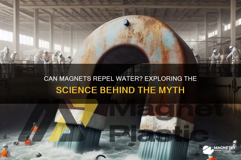 can magnets repel water
