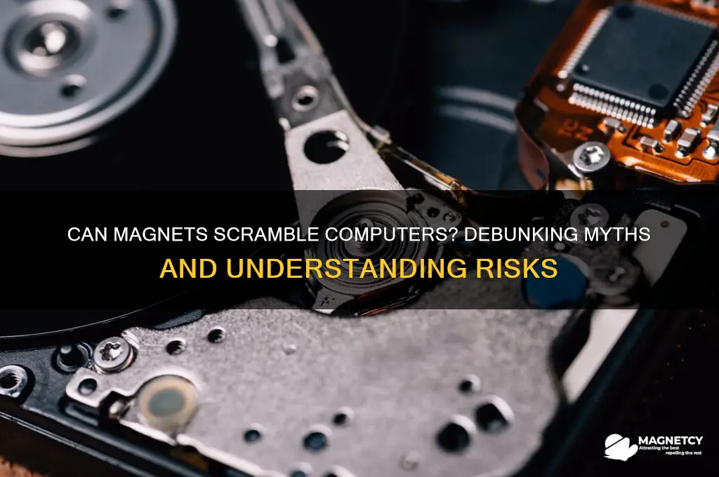 can magnets scramble computers