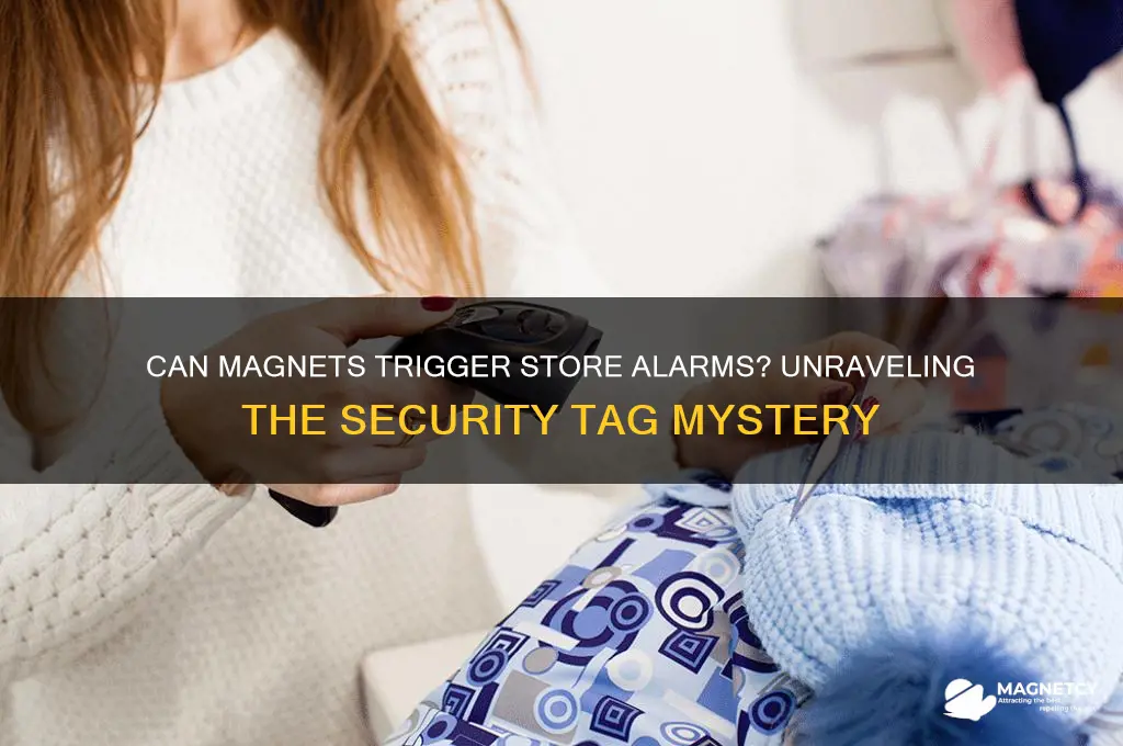 can magnets set off store alarms