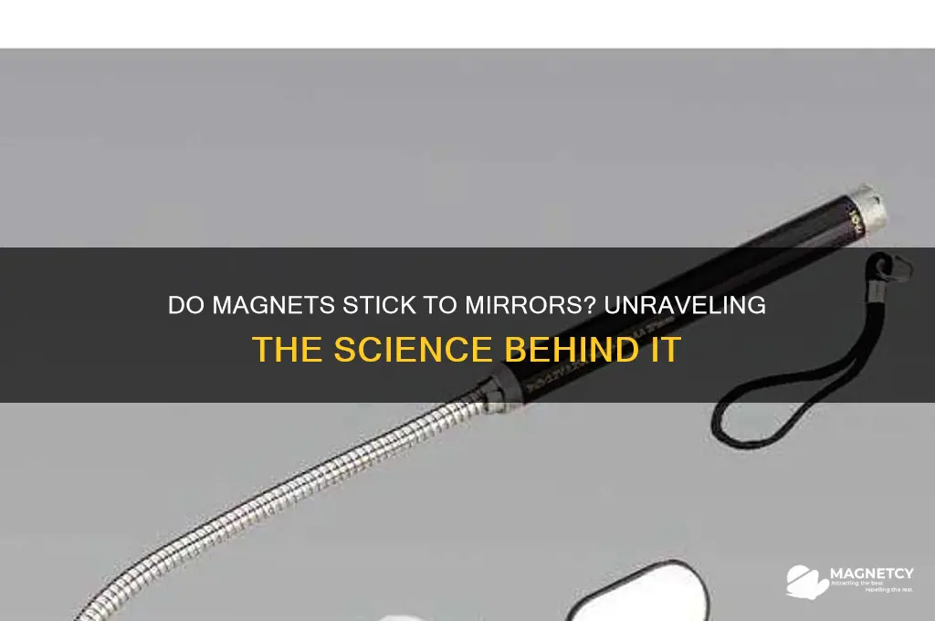 can magnets stick to mirrors