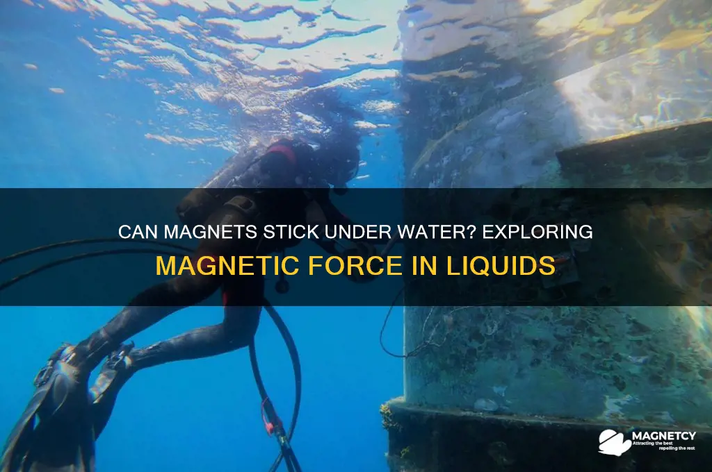 can magnets stick under water