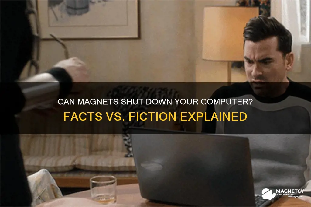 can magnets turn off computers