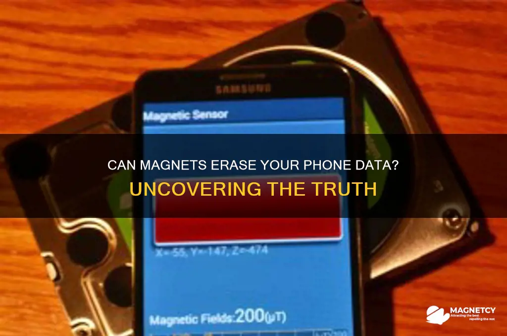 can magnets wipe cell phone data