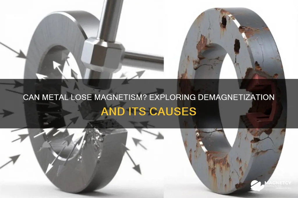 can metal lose magnetism
