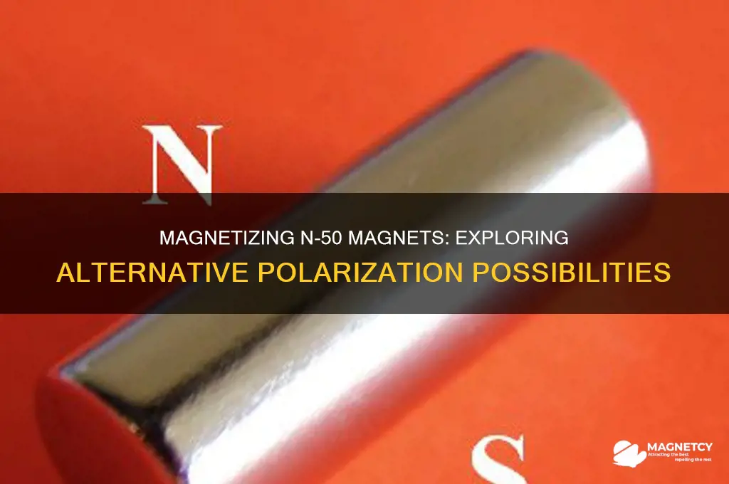 can n-50 magnet be magnetized to different
