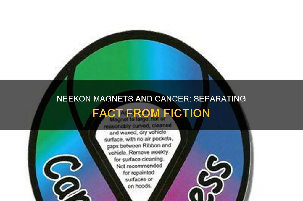 can neekon magnets cause cancer