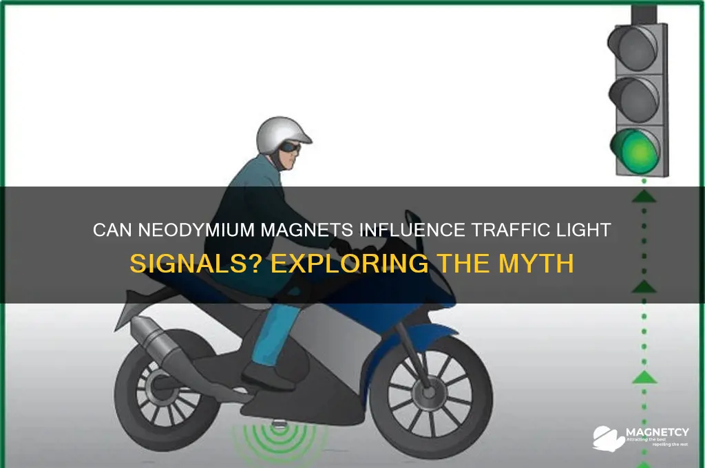 can neodymium magnets change traffic lights