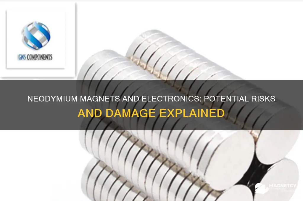 can neodymium magnets damage electronics