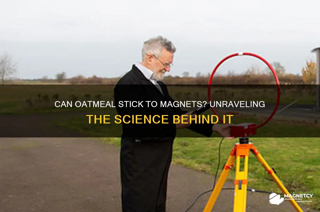 can oatmeal stick to magnets