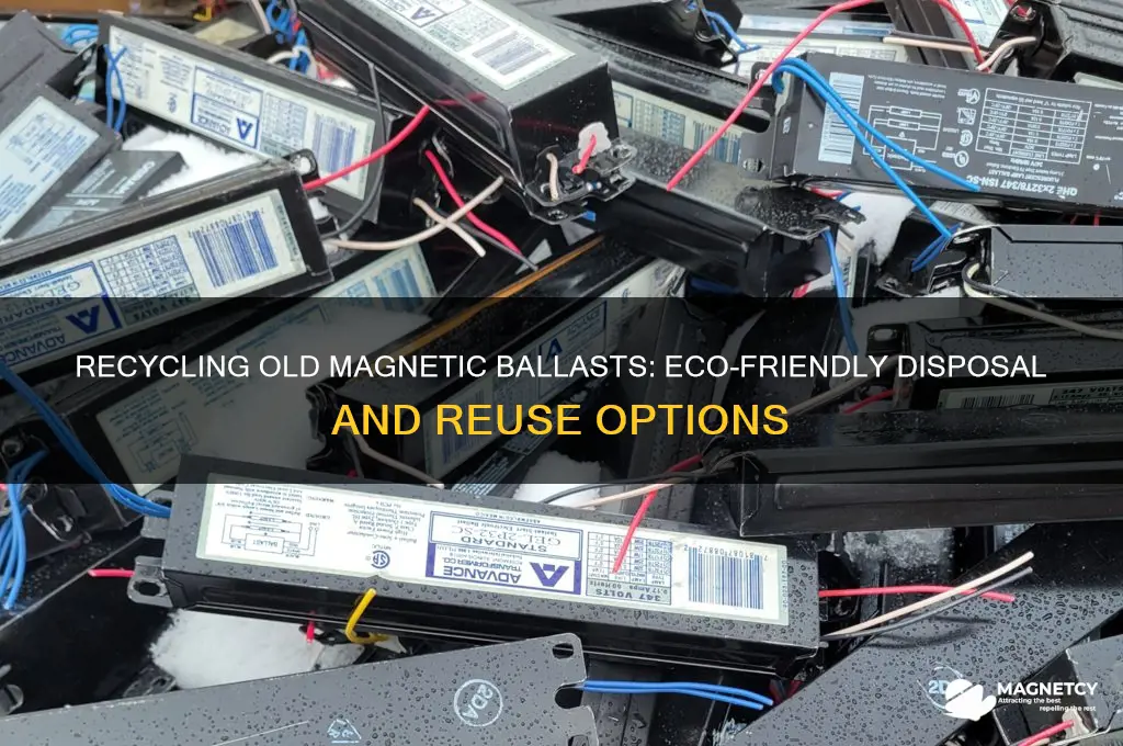 can old magnetic ballasts be recycled