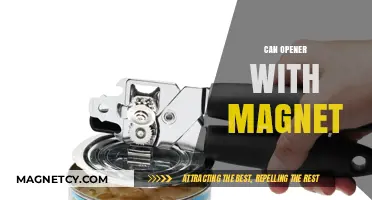 Magnetic Can Opener: Effortless Lid Removal with Built-In Magnet