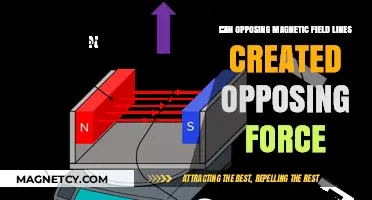 Opposing Magnetic Fields: Do Their Lines Create a Counteracting Force?