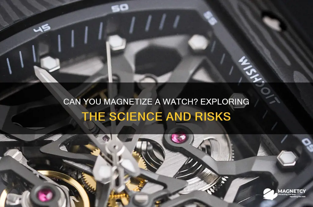 can people magnetize a watch