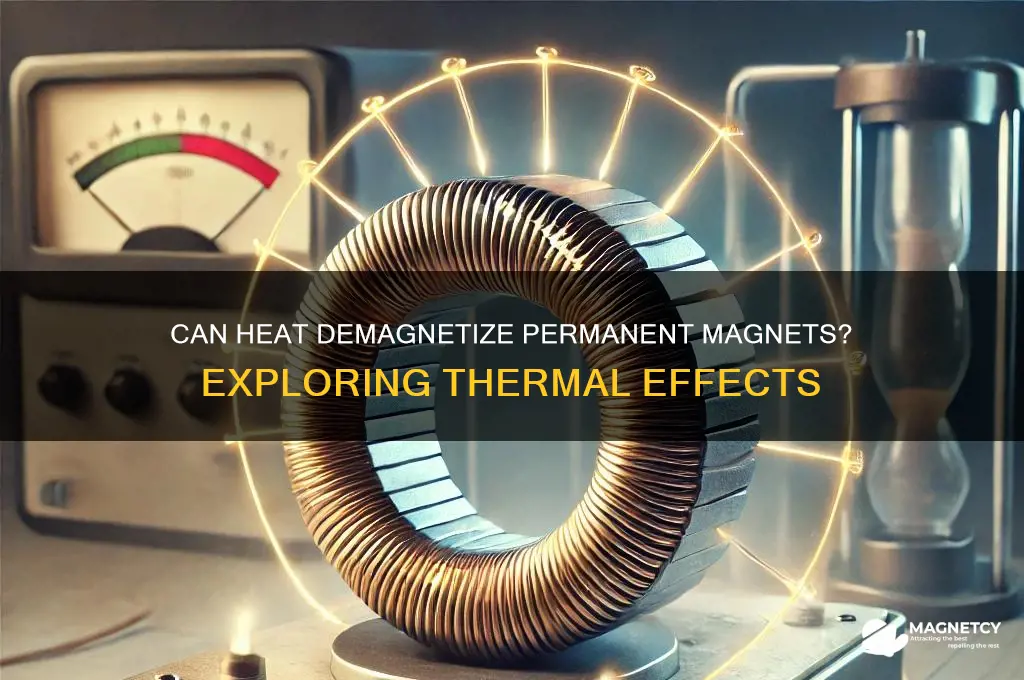 can permanent magnets be demagnetized by heat