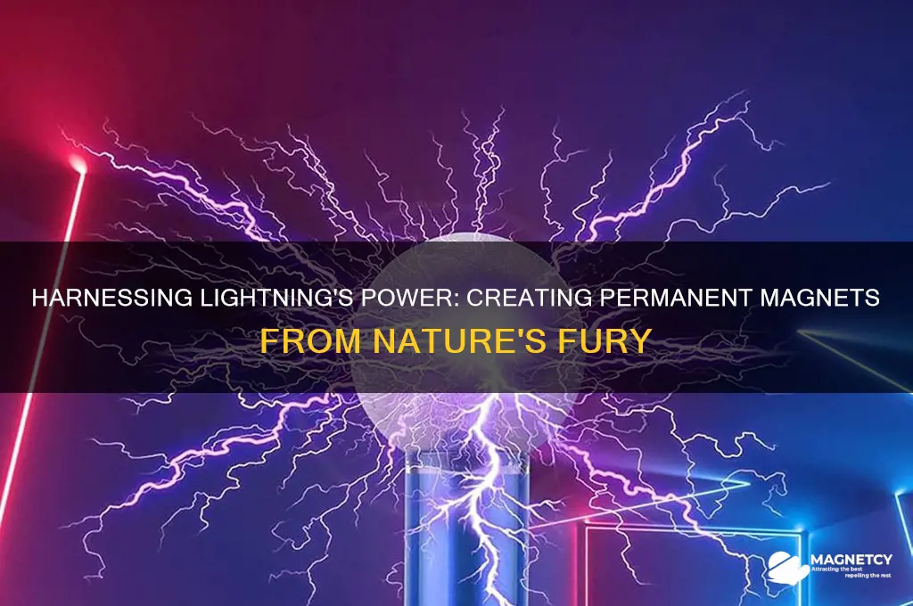 can permanent magnets be made with lightning