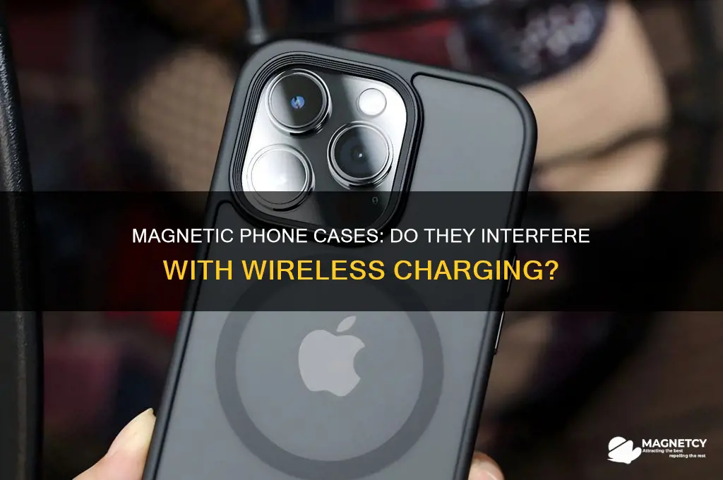 can phone case with magnet stop charging