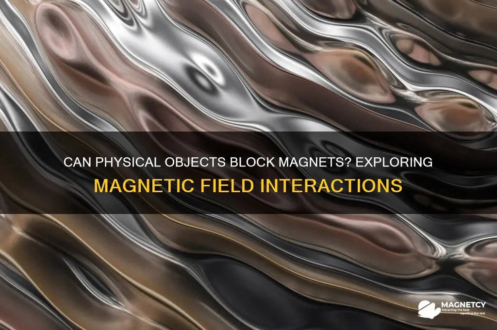 can physical objects block magnets