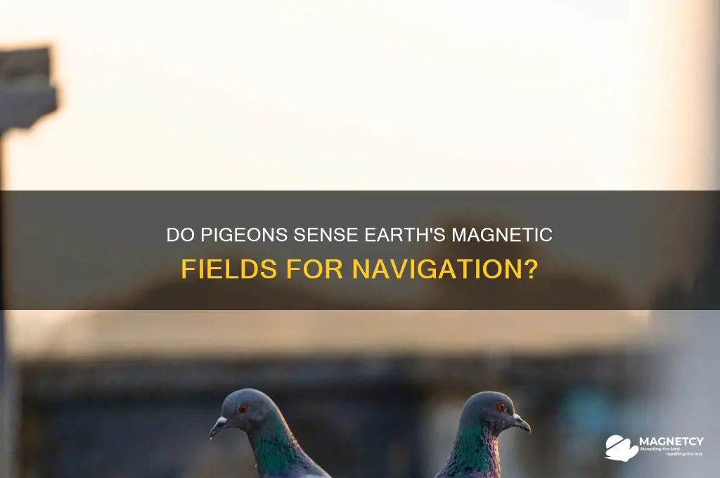 can pigeons detect magnetic fields