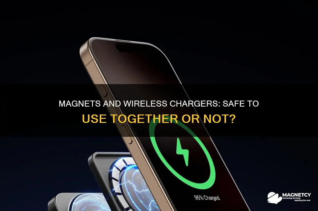 can place magnets near wireless charger