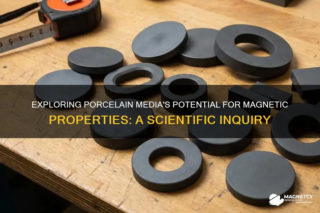can porcelain media create magnetic