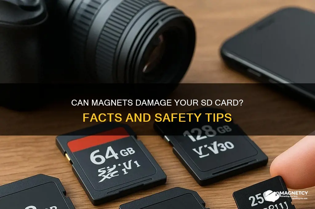 can put a magnet near a sd card