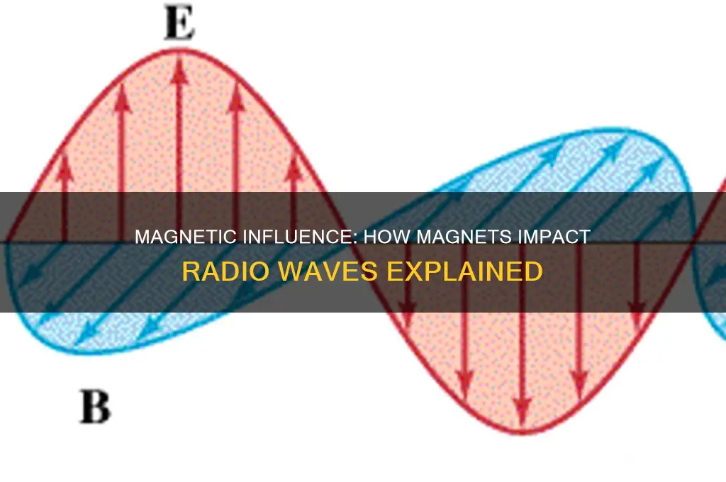 can radio waves be affected by by a magnet