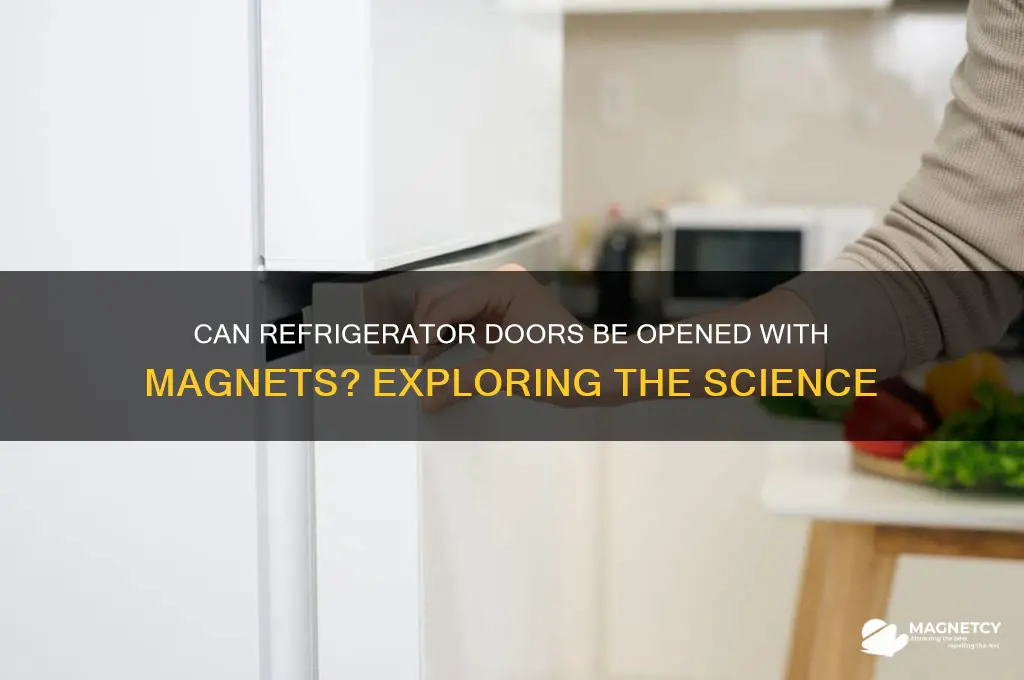 can refridgerator doors ptu on magnet