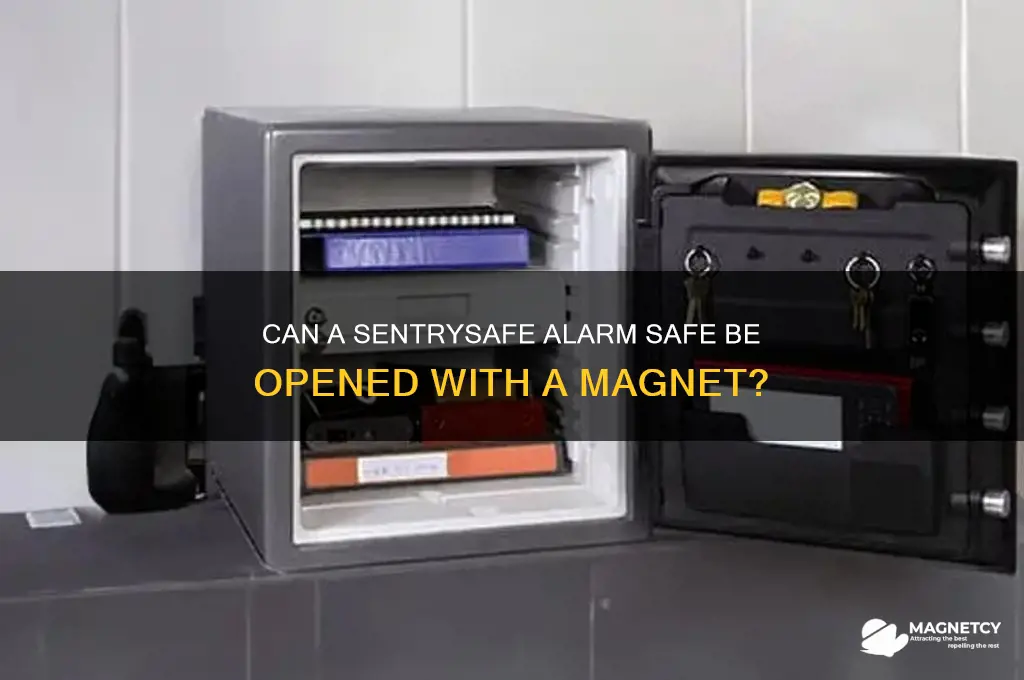 can sentrysafe alarm safe be opened with magnet