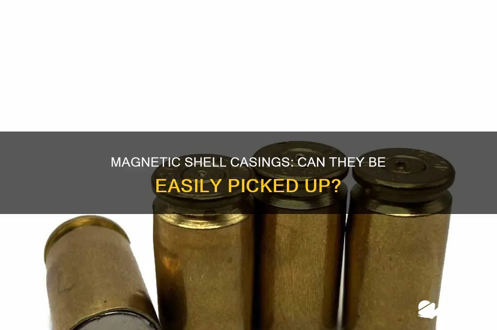 can shell casings be picked up with a magnet