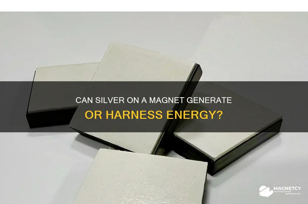 can silver on a magnet cause energy