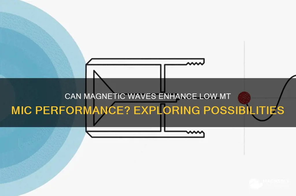 can somebody use magnetic waves to low mt mic